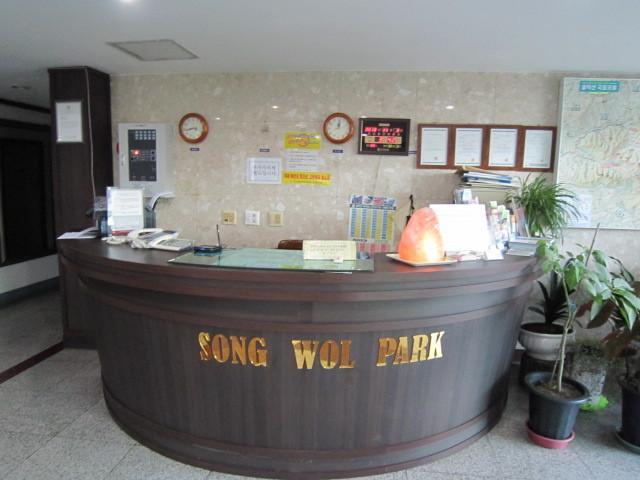 Motel Songwol Park à Sokcho Extérieur photo